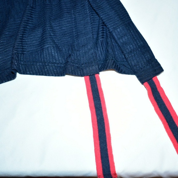 ELLA MOSS SHORT SLEEVE TIE HEM TOP NWT - Picture 6 of 7